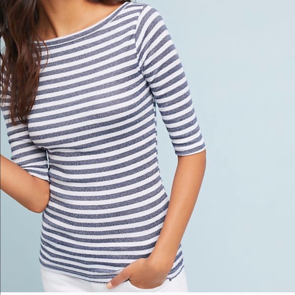 Michael Stars for Anthropologie Striped Tee